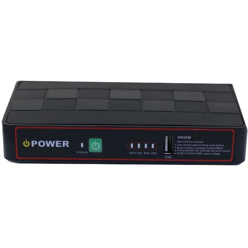iPower IPR25W - DC UPS 25W , 12000MA 5V+USB