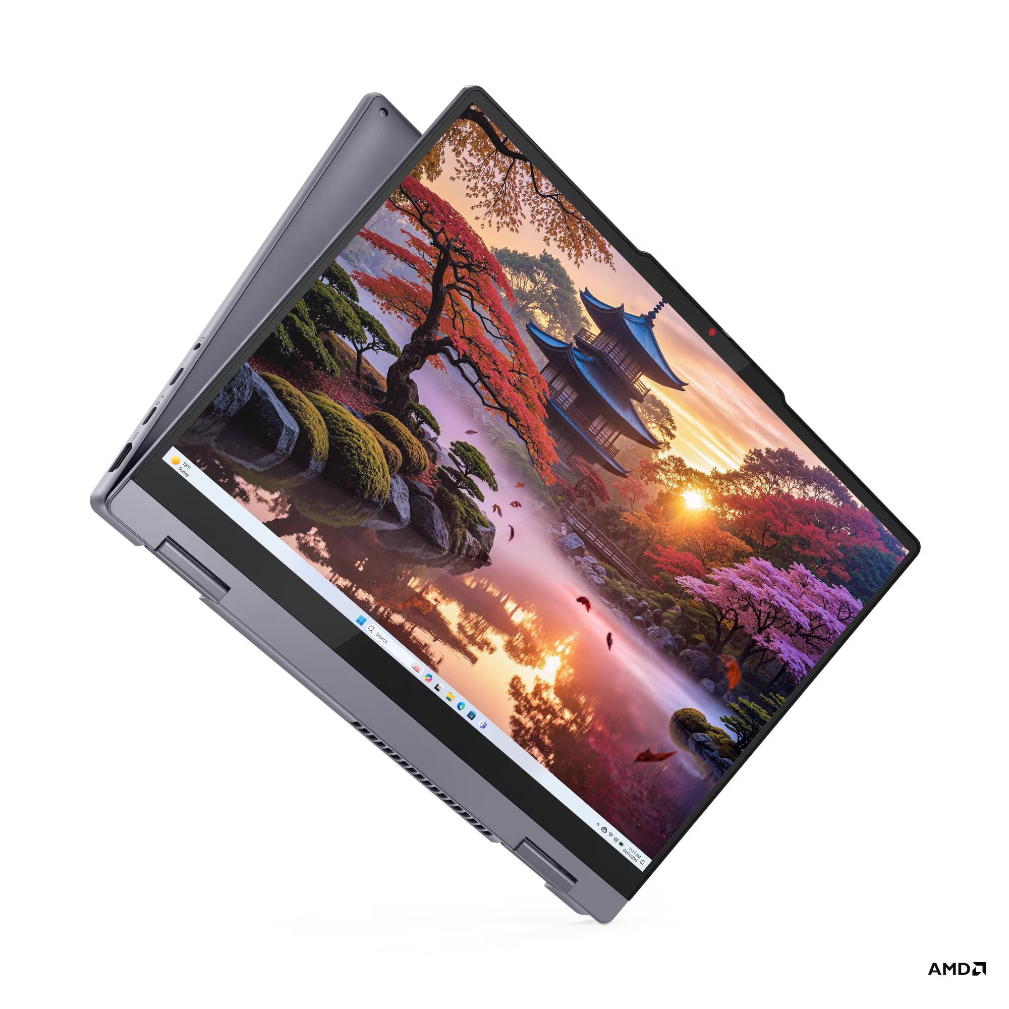 لينوفو IdeaPad 5 2 في 1 14AKP10 83KT0058AX - شاشة لمس 14 بوصة WUXGA 60 هرتز - معالج AMD Ryzen AI 7 350 - ذاكرة عشوائية 24 جيجابايت - قرص صلب SSD بسعة 1 تيرابايت - بطاقة رسومات مشتركة - نظام ويندوز 11 برو K