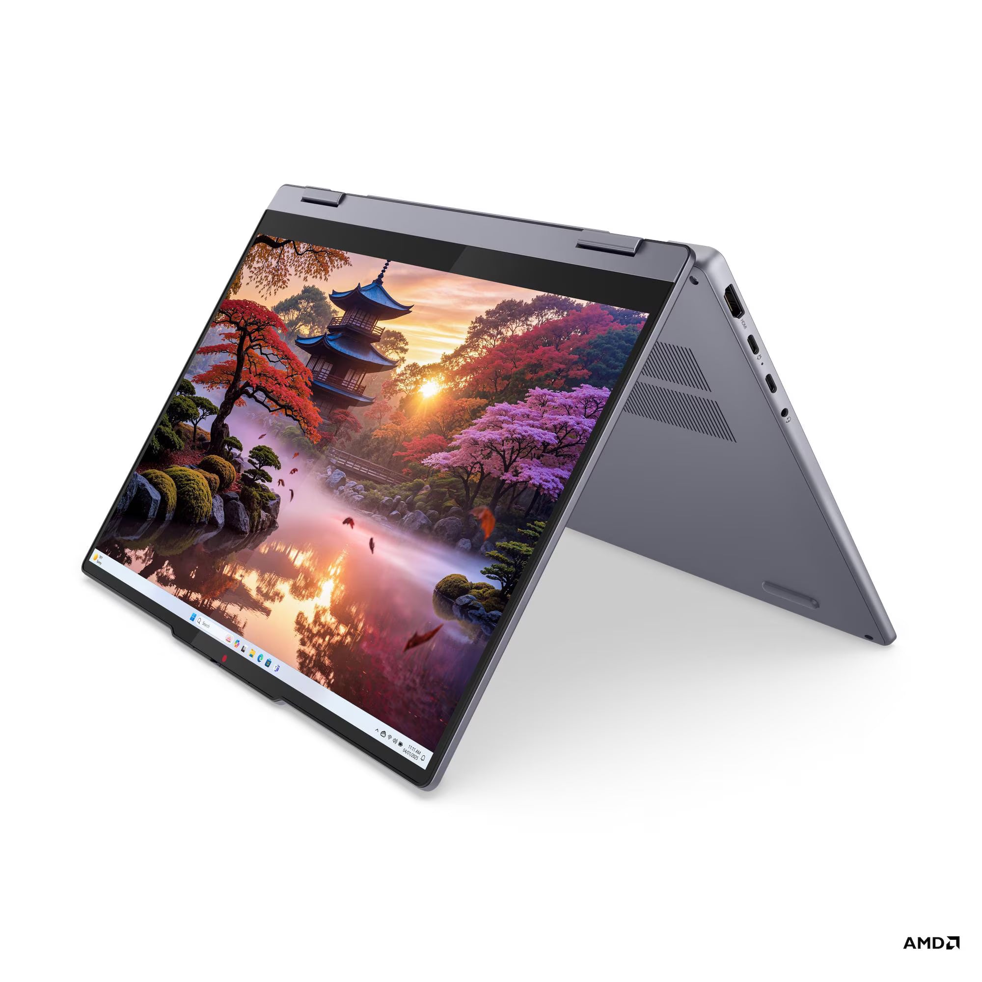لينوفو IdeaPad 5 2 في 1 14AKP10 83KT0058AX - شاشة لمس 14 بوصة WUXGA 60 هرتز - معالج AMD Ryzen AI 7 350 - ذاكرة عشوائية 24 جيجابايت - قرص صلب SSD بسعة 1 تيرابايت - بطاقة رسومات مشتركة - نظام ويندوز 11 برو K