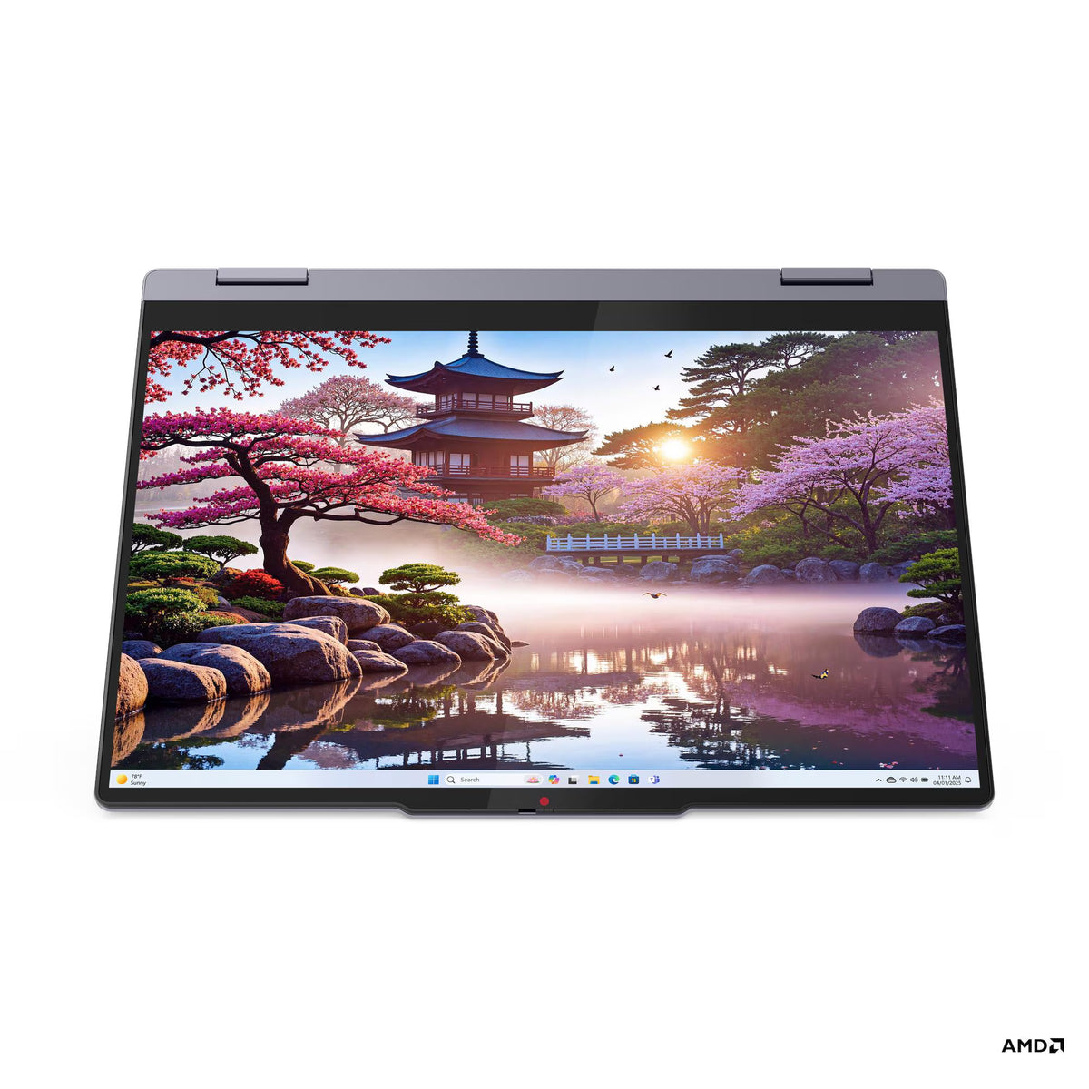 Lenovo IdeaPad 5 2-in-1 14AKP10 83KT0058AX Laptop - 14" WUXGA 60Hz Touch Screen - AMD Ryzen AI 7 350 - 24GB RAM - 1TB SSD - Shared - WIN 11 PRO K + Stand + External SSD Bundle