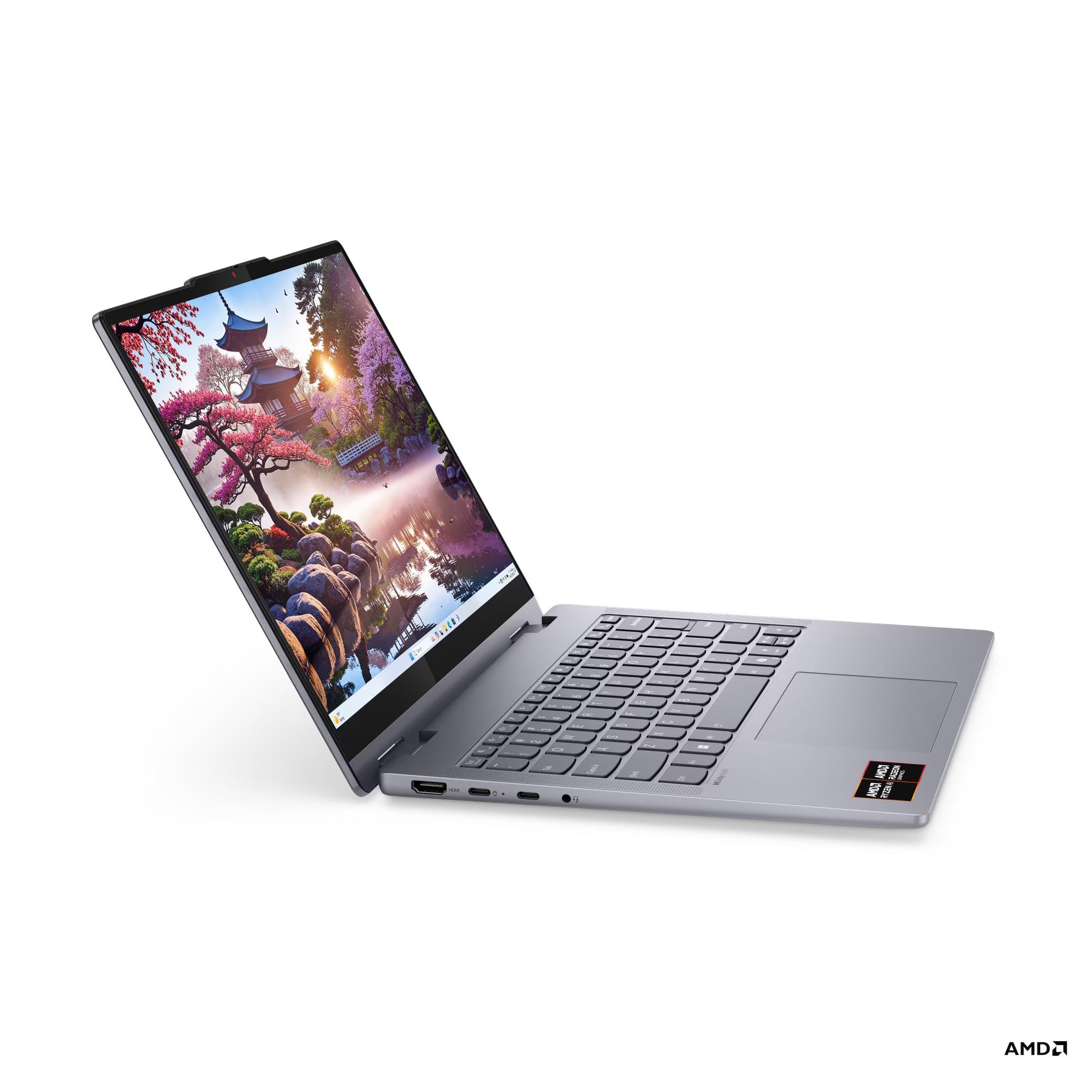 لينوفو IdeaPad 5 2 في 1 14AKP10 83KT0058AX - شاشة لمس 14 بوصة WUXGA 60 هرتز - معالج AMD Ryzen AI 7 350 - ذاكرة عشوائية 24 جيجابايت - قرص صلب SSD بسعة 1 تيرابايت - بطاقة رسومات مشتركة - نظام ويندوز 11 برو K