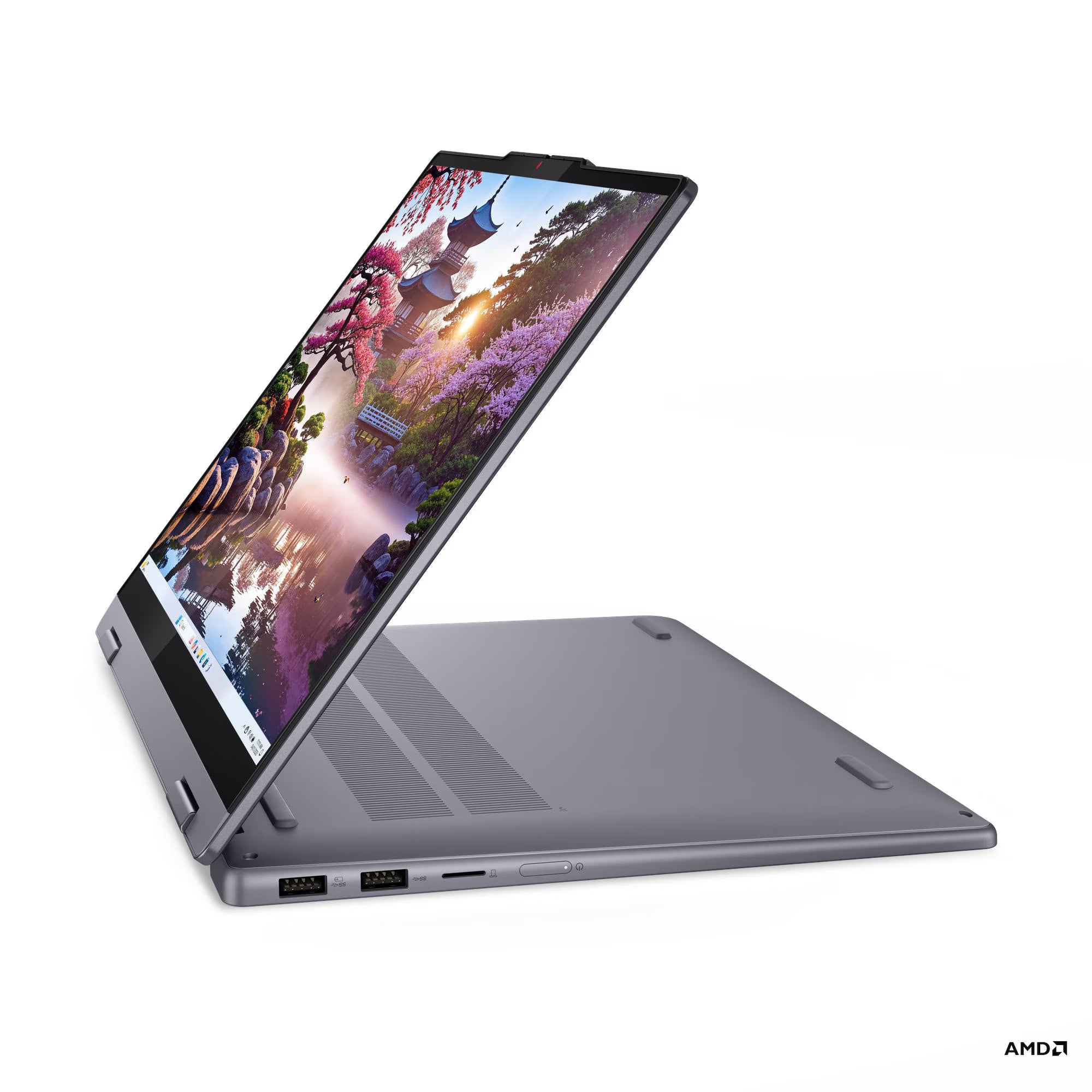 لينوفو IdeaPad 5 2 في 1 14AKP10 83KT0058AX - شاشة لمس 14 بوصة WUXGA 60 هرتز - معالج AMD Ryzen AI 7 350 - ذاكرة عشوائية 24 جيجابايت - قرص صلب SSD بسعة 1 تيرابايت - بطاقة رسومات مشتركة - نظام ويندوز 11 برو K