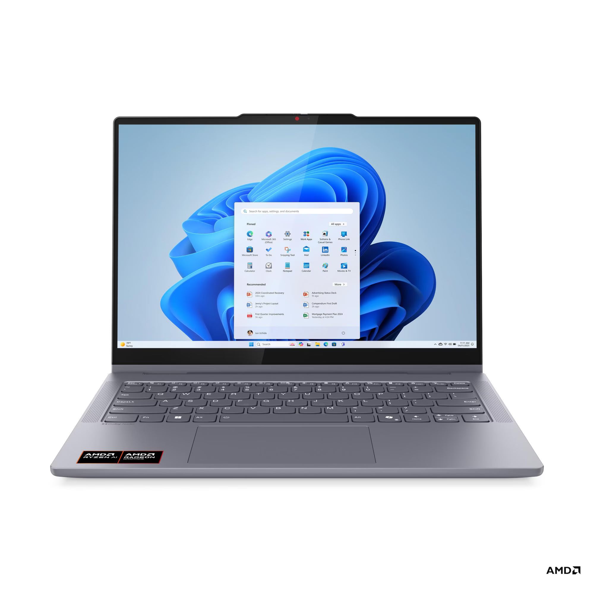 لينوفو IdeaPad 5 2 في 1 14AKP10 83KT0058AX - شاشة لمس 14 بوصة WUXGA 60 هرتز - معالج AMD Ryzen AI 7 350 - ذاكرة عشوائية 24 جيجابايت - قرص صلب SSD بسعة 1 تيرابايت - بطاقة رسومات مشتركة - نظام ويندوز 11 برو K