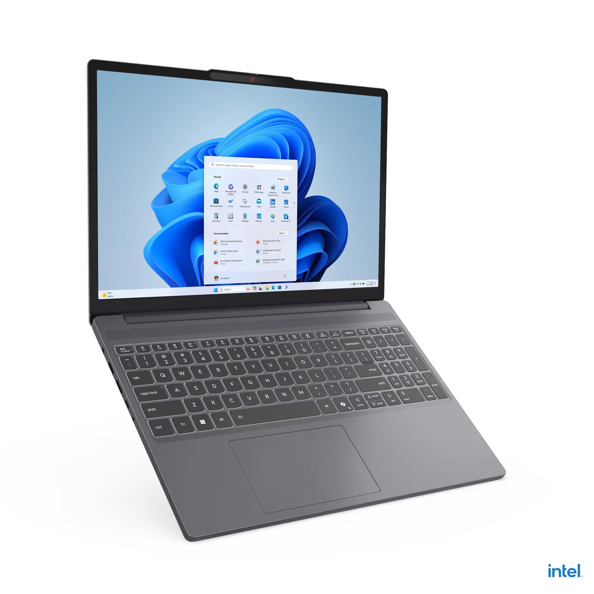 Lenovo IdeaPad Slim 3 15IRH10 83K101HBPS - 15.3 بوصة WUXGA ‏60Hz - Intel Core i7-13620H - ذاكرة RAM سعة 16GB - SSD سعة 512GB - مشتركة - WIN 11 PRO K