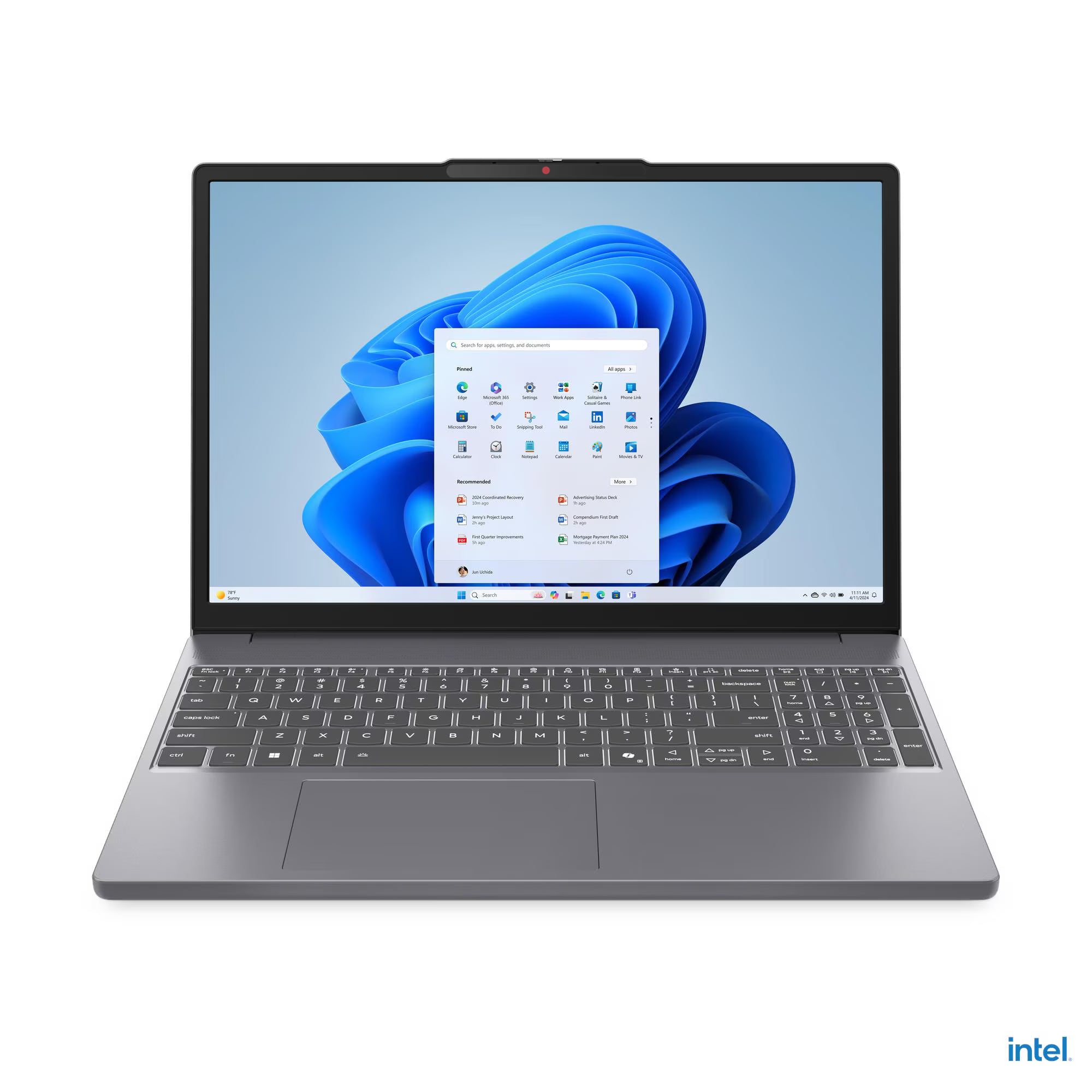 Lenovo IdeaPad Slim 3 15IRH10 83K101HBPS - 15.3 بوصة WUXGA ‏60Hz - Intel Core i7-13620H - ذاكرة RAM سعة 16GB - SSD سعة 512GB - مشتركة - WIN 11 PRO K