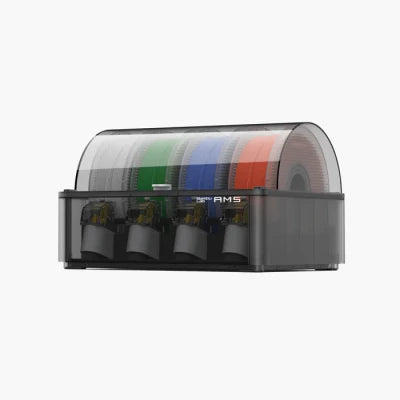 Bambu Lab Automatic Material System (AMS) – Multi-Material Filament Feeder for 3D Printers, Smart Auto-Switching, Humidity-Controlled Storage, Compatible with Bambu X1, P1 Series