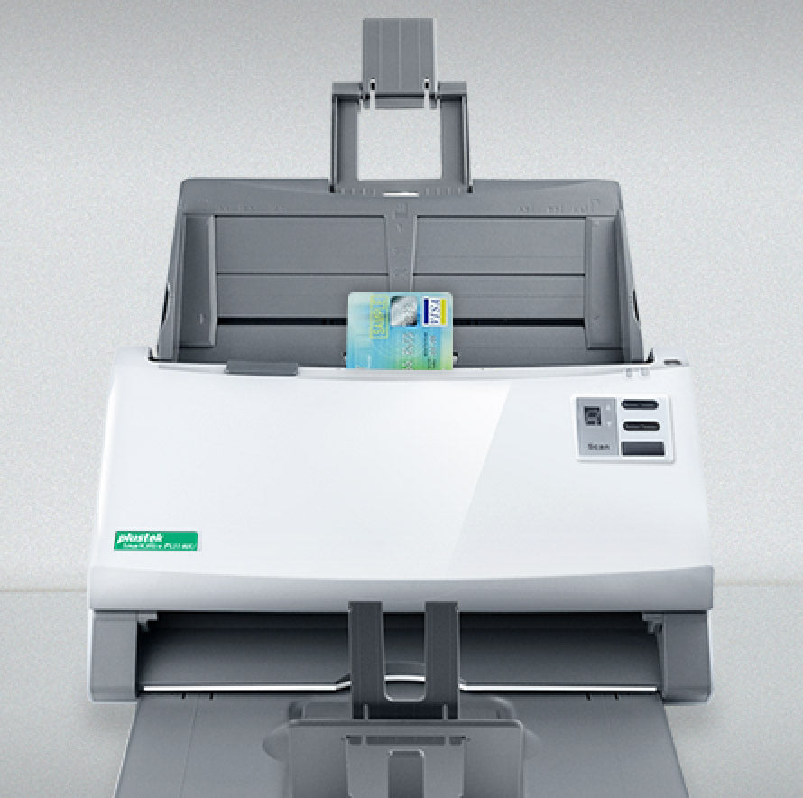 Plustek SmartOffice PS3140U Duplex Document Scanner , 40 ppm / 80 ipm , 100-Sheet ADF , 600 dpi , OCR , USB 2.0