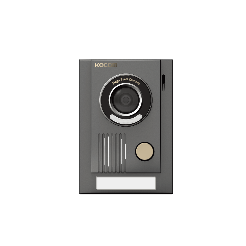 KOCOM 2MP AHD Door Camera KC-MC30M with Night Vision & 7" Full Touchscreen Videophone KCV-T701SM Compatible with 1080p AHD CCTV