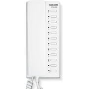 Kocom KIP-612ML 12-Channel Multiple Interphone – Handset Communication, 2-Wire, Surface Mount, DC 24V