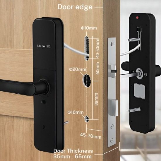 LILIWISE H5B-TBW Smart Door Lock