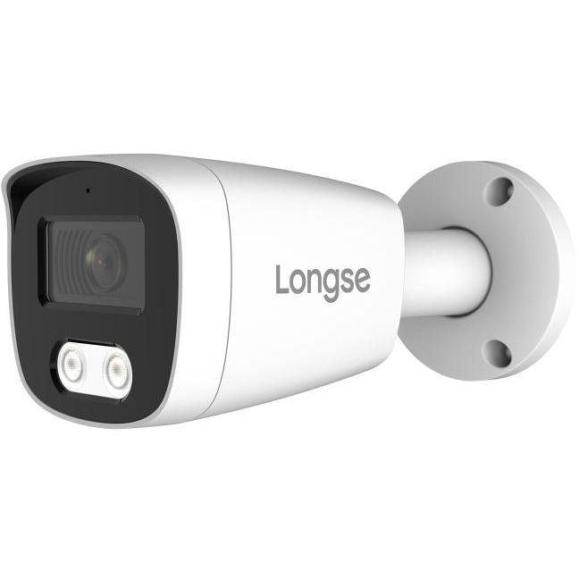 Longse 5MP/4K Lite Full Color Fixed Bullet HD Camera 40M IR AOC TVI Camera(Built‐in Mic)