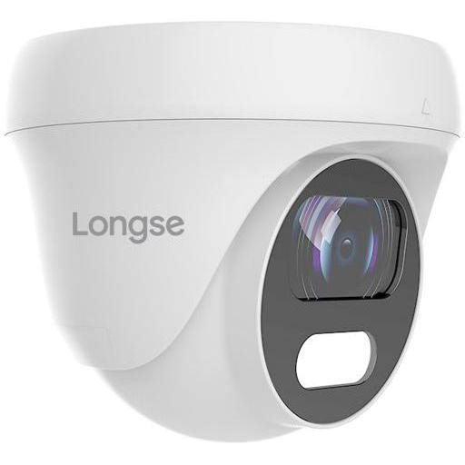 عدسة Longse 4MP ثابتة بالألوان الكاملة IP IR 25m، ميكروفون مدمج