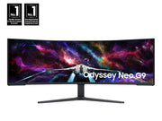 Samsung 57″ Odyssey Neo G9 – Dual UHD 7680×2160, 240 Hz, 1 ms, Quantum Mini-LED, 1000R Curve, HDR1000, DP 2.1 / HDMI 2.1