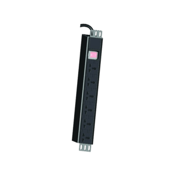 MOTOROLA Lamatel LT-20U1-06AHDCMB 6-Outlet 1U Rackmount PDU with 10A Circuit Breaker