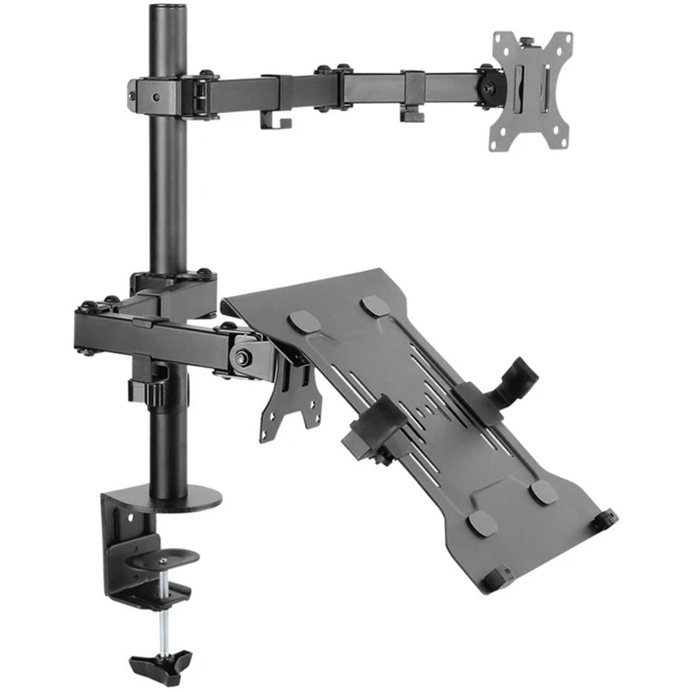 Avetron Economy Articulating Monitor Arm with Laptop holder