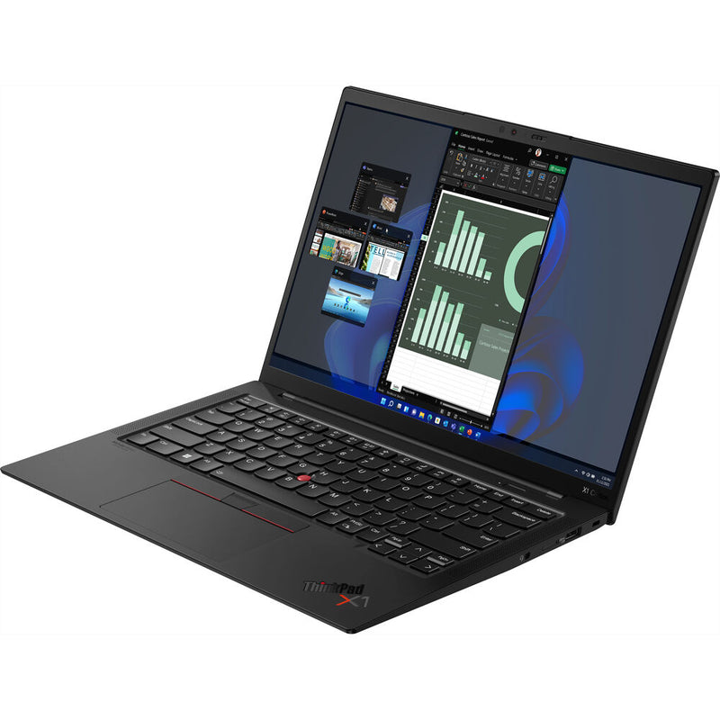 Lenovo ThinkPad X1 Carbon Gen 10 14" 2.8K OLED Laptop - Core i7-1260P - 16GB RAM - 512GB SSD - Intel Iris Xe - Win 11 Pro (Deep Black, Weave)