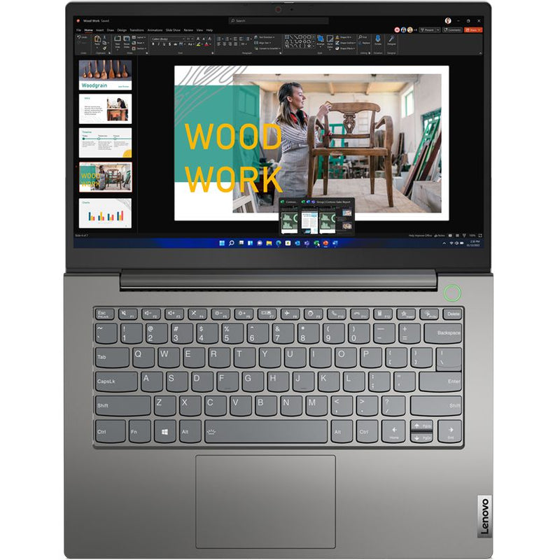 Lenovo ThinkBook 14 G4 IAP 14" FHD Laptop - Core i5-1235U - 8GB RAM - 512GB SSD - Shared - DOS (Mineral Grey)