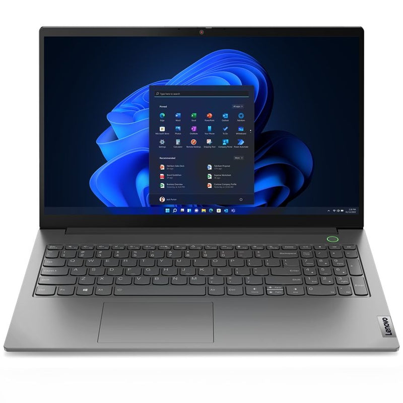 Lenovo ThinkBook 15 G4 IAP 15.6" FHD Laptop - Core i7-1255U - 8GB RAM - 512GB SSD - MX550 2GB - DOS (Mineral Grey)