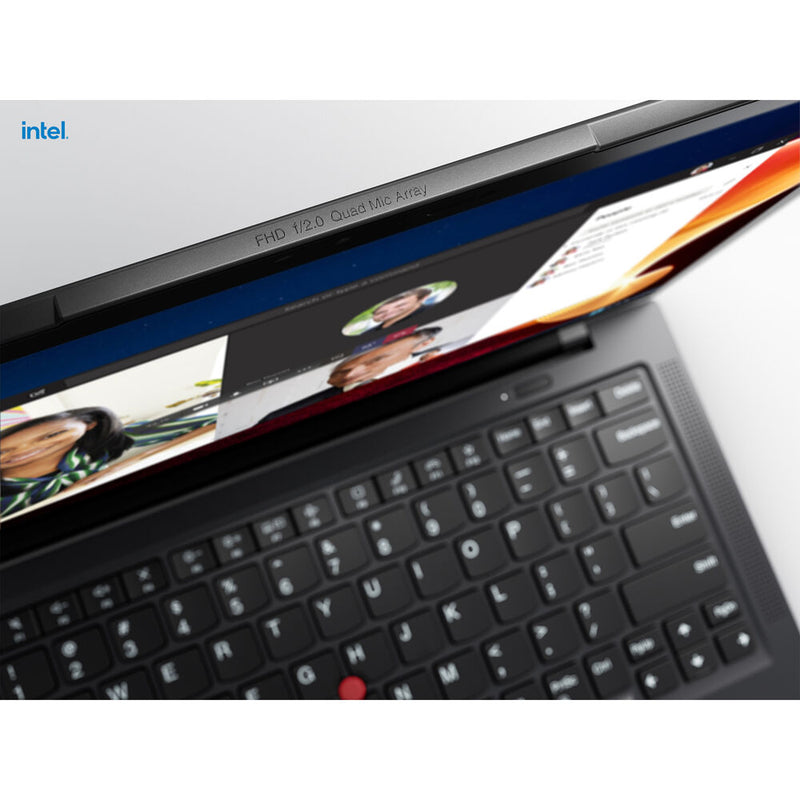 لاب توب Lenovo ThinkPad X1 Carbon Gen 10 مقاس 14 بوصة WUXGA - Core i7-1255U - ذاكرة الوصول العشوائي 16 جيجابايت - SSD 1 تيرابايت - Intel Iris Xe - Win 11 Pro (أسود داكن، طلاء)