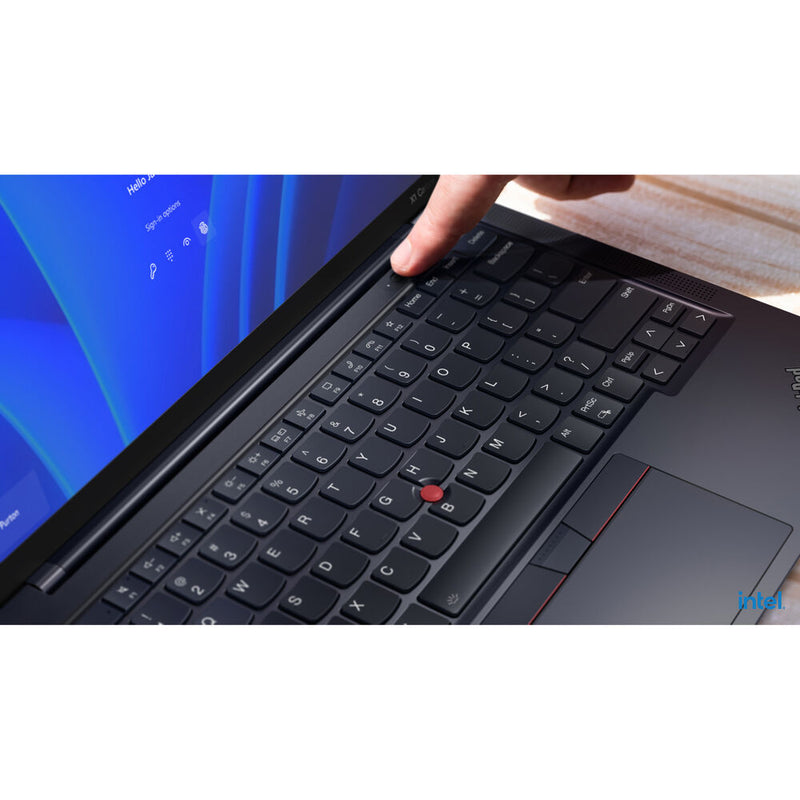 لاب توب Lenovo ThinkPad X1 Carbon Gen 10 مقاس 14 بوصة WUXGA - Core i7-1260P - ذاكرة وصول عشوائي 32 جيجابايت - SSD 1 تيرابايت - Intel Iris Xe - Win 11 Pro (أسود داكن، طلاء)