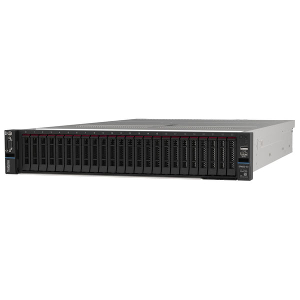 Lenovo Think System SR650 V3 Server - Intel Xeon Silver 4410Y 12C - ذاكرة 64 جيجابايت - 940-8i 4GB RAID - 8x 2.5 بوصة SAS Open bay - 3(x16,x8, x8)Gen4 فتحات - 1100 وات تيتانيوم - 5x مراوح قياسية