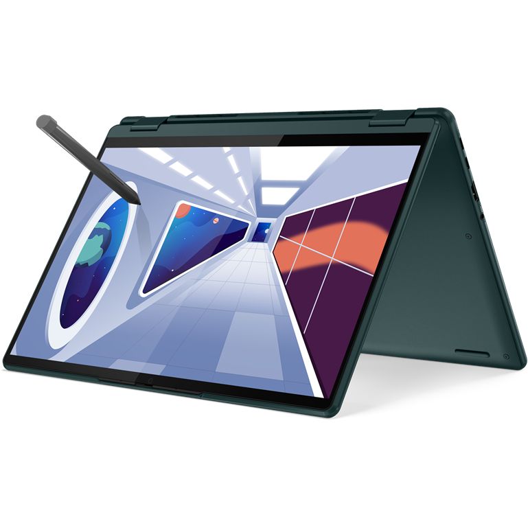 Lenovo Yoga 6 13ABR8 13.3" WUXGA Laptop - Ryzen 7 7730U - 16GB RAM - 512GB SSD - Shared - Win 11 (Dark Teal)