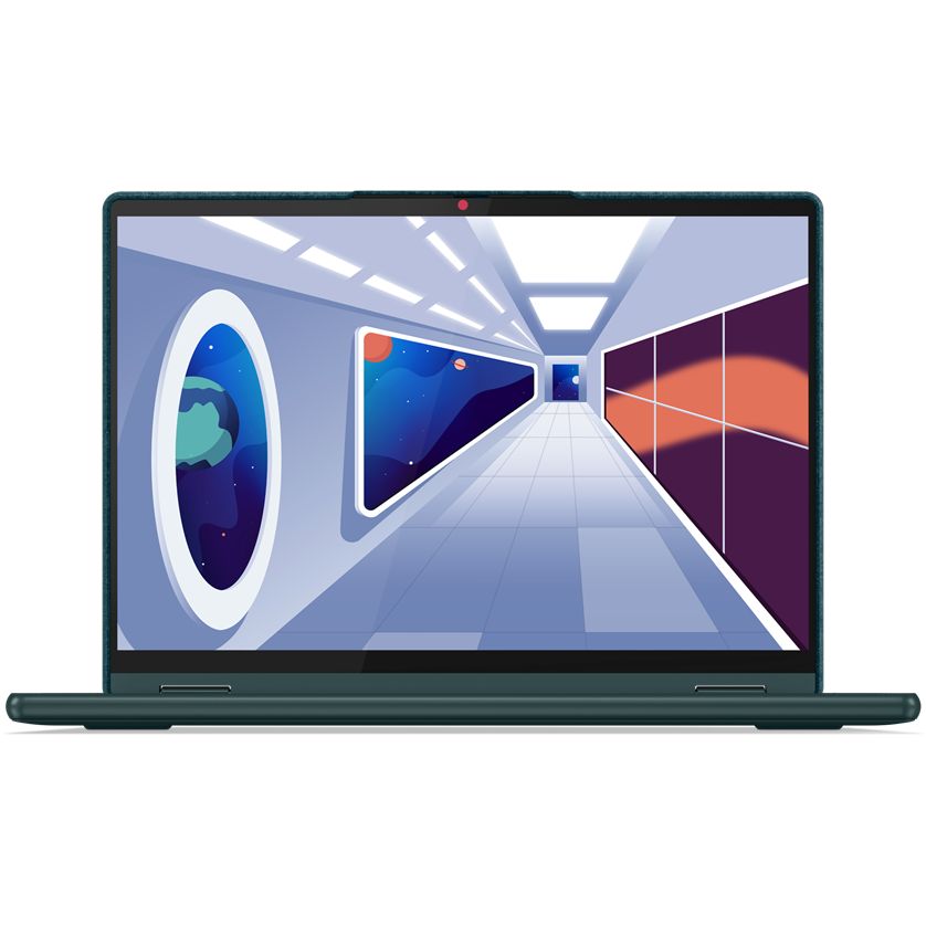 Lenovo Yoga 6 13ABR8 13.3 بوصة WUXGA لاب توب - Ryzen 7 7730U - ذاكرة وصول عشوائي 16 جيجابايت - SSD 512 جيجابايت - مشترك - ويندوز 11 (أزرق مخضر داكن)