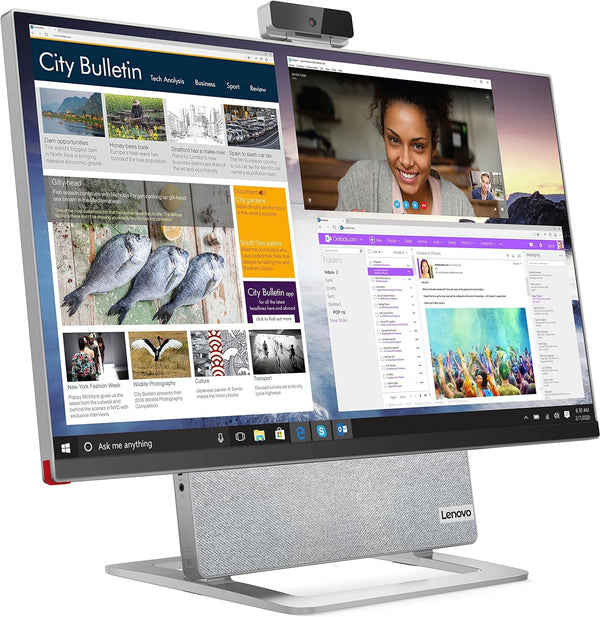 Lenovo Yoga AIO 7 27ARH7  27" All-in-One - Ryzen™ 7 6800H  - 32GB RAM - 1TB  SSD - AMD Radeon™ RX 6600M 8GB - WIN 11 (Cloud Grey)