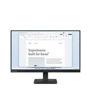 Lenovo L24-4e 23.8″ FHD IPS Monitor — Full HD (1920×1080), 100Hz Refresh Rate, 4ms Response Time, 99% sRGB, Anti-Glare Display, HDMI & VGA Ports, 3-Side Near-Edgeless Design, VESA Mount Ready