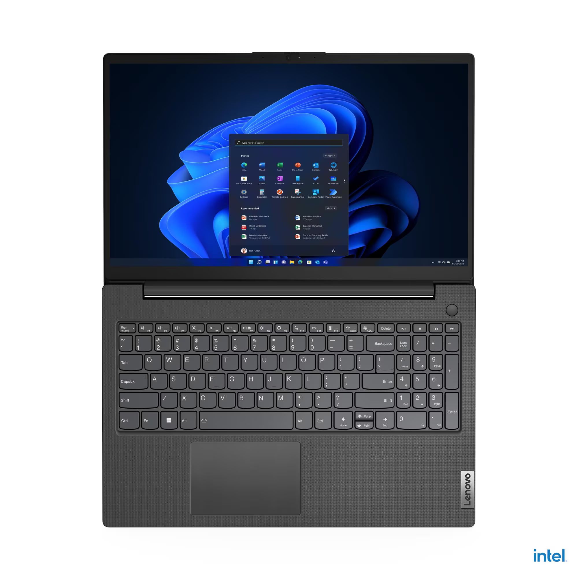 لينوفو V15 G4 IRU 83A1011JAK - شاشة 15.6 بوصة بدقة كاملة الوضوح 60 هرتز - معالج إنتل كور i3-1315U - ذاكرة عشوائية 8 جيجابايت - قرص تخزين صلب 256 جيجابايت من نوع الحالة الصلبة - بطاقة رسومات مشتركة - نظام ويندوز 11 برو K