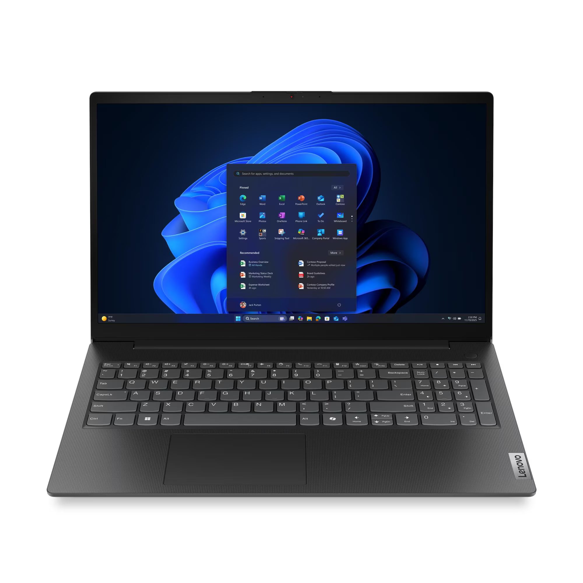 لينوفو V15 G6 ITN 83M4000YGP - شاشة 15.6 بوصة FHD 60 هرتز - إنتل N100 - ذاكرة عشوائية 8 جيجابايت - قرص صلب SSD بسعة 256 جيجابايت - بطاقة رسومات مشتركة - ويندوز 11 برو K