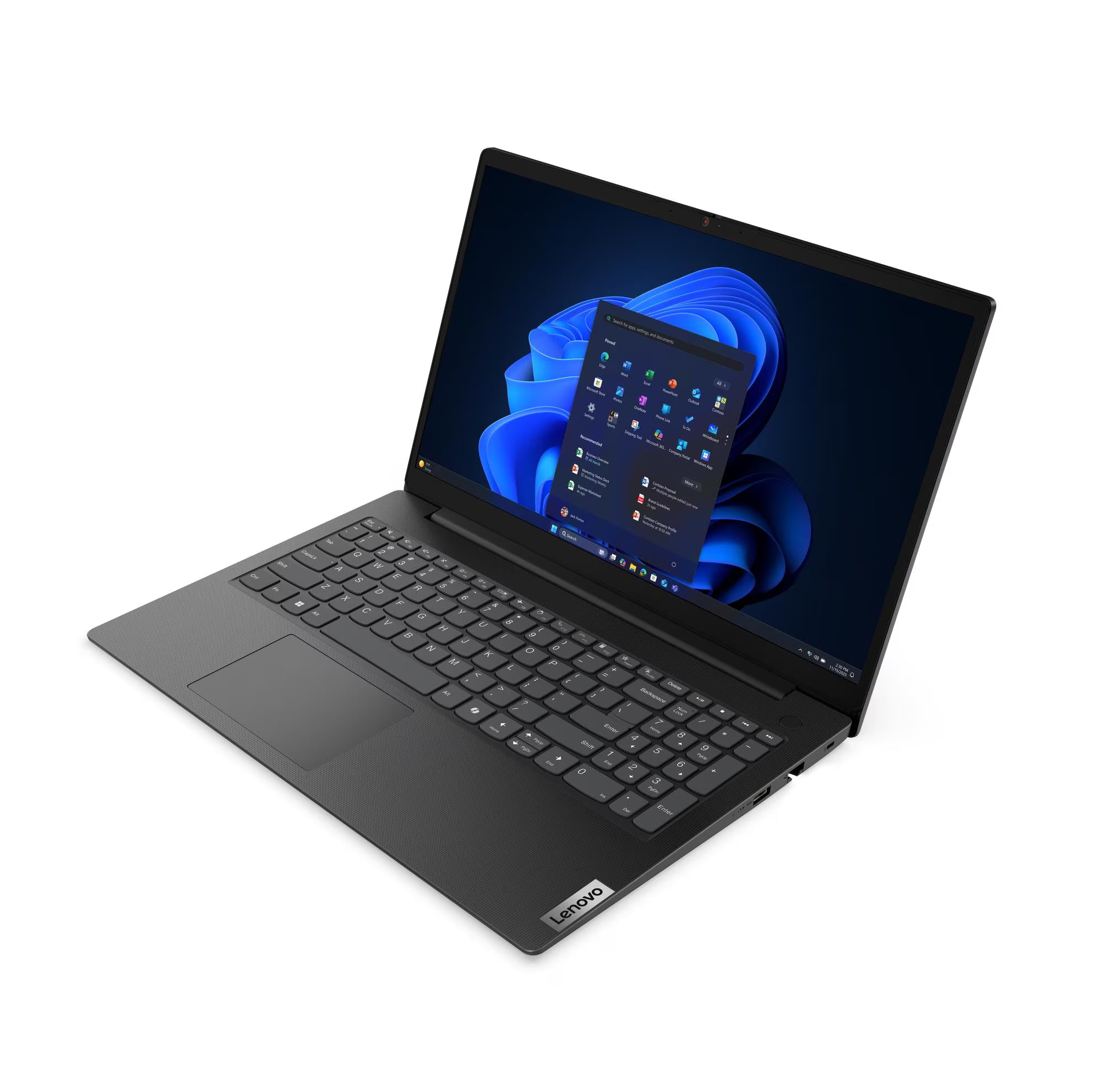 لينوفو V15 G6 ITN 83M4000YGP - شاشة 15.6 بوصة FHD 60 هرتز - إنتل N100 - ذاكرة عشوائية 8 جيجابايت - قرص صلب SSD بسعة 256 جيجابايت - بطاقة رسومات مشتركة - ويندوز 11 برو K