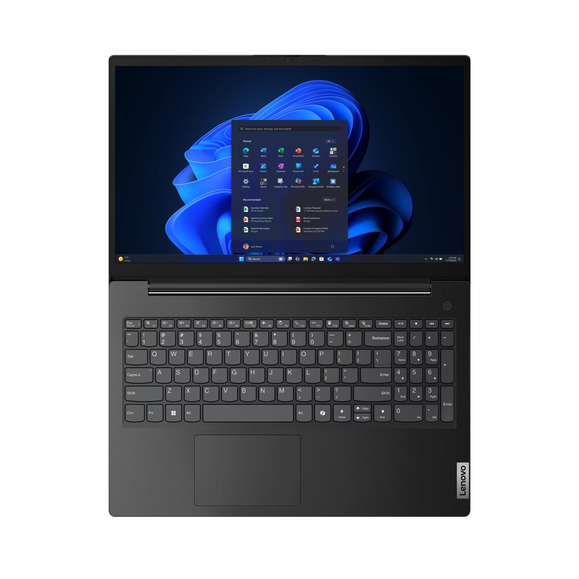 لينوفو V15 G6 ITN 83M4000YGP - شاشة 15.6 بوصة FHD 60 هرتز - إنتل N100 - ذاكرة عشوائية 8 جيجابايت - قرص صلب SSD بسعة 256 جيجابايت - بطاقة رسومات مشتركة - ويندوز 11 برو K