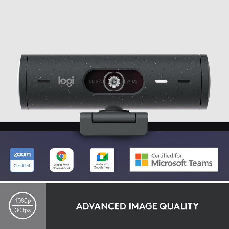 Logitech Brio 500 1080p Full HD Webcam