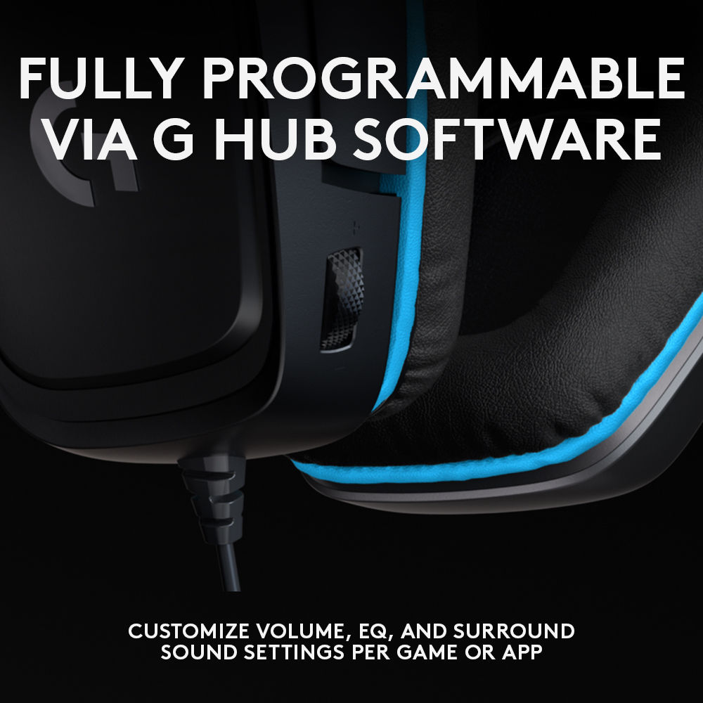 Logitech G G432 Wired Virtual Gaming Headset - Main Image