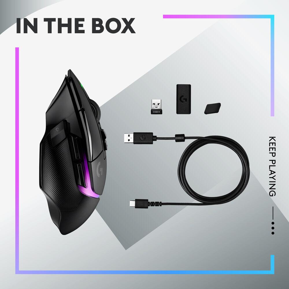Logitech G G502 X Plus LIGHTSPEED Wireless RGB Gaming Mouse – AL-NABAA