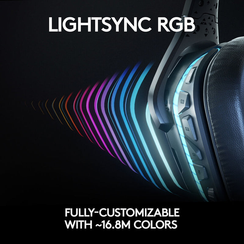 Logitech G G935 Wireless 7.1 Surround Sound LIGHTSYNC Gaming Headset