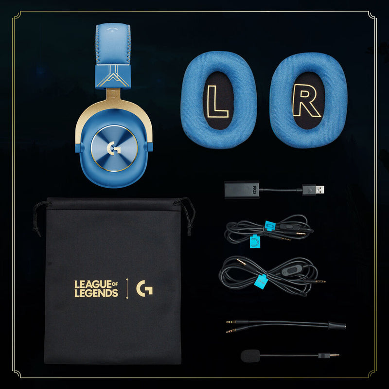Logitech G PRO X Gaming Headset League of Legends Edition