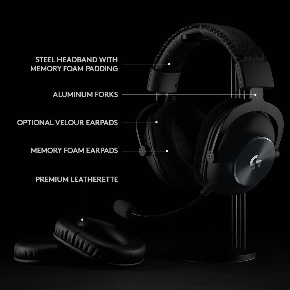 Logitech G PRO X Wireless Gaming Headset With Blue VO!CE