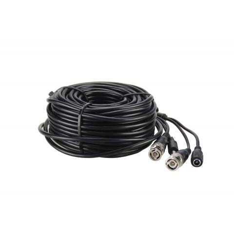 كابلات تمديد Longse BNC+DC لأنظمة CCTV - بطول 10 أمتار إلى 40 مترًا، متوافقة مع AHD/CVI/TVI/CVBS