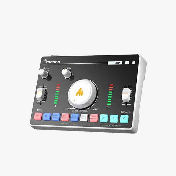 Maono Podcast Streaming Bundle with AMC2 NEO Audio Mixer & PD200X USB/XLR Dynamic Microphone