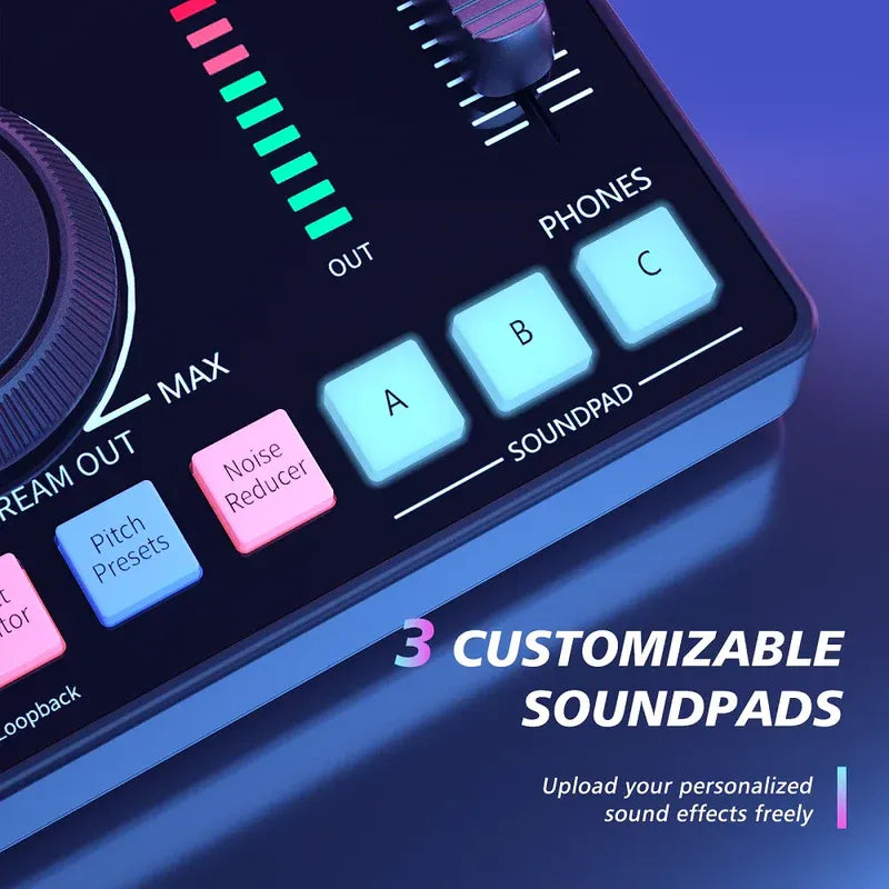 Maono Podcast Streaming Bundle with AMC2 NEO Audio Mixer & PD200X USB/XLR Dynamic Microphone