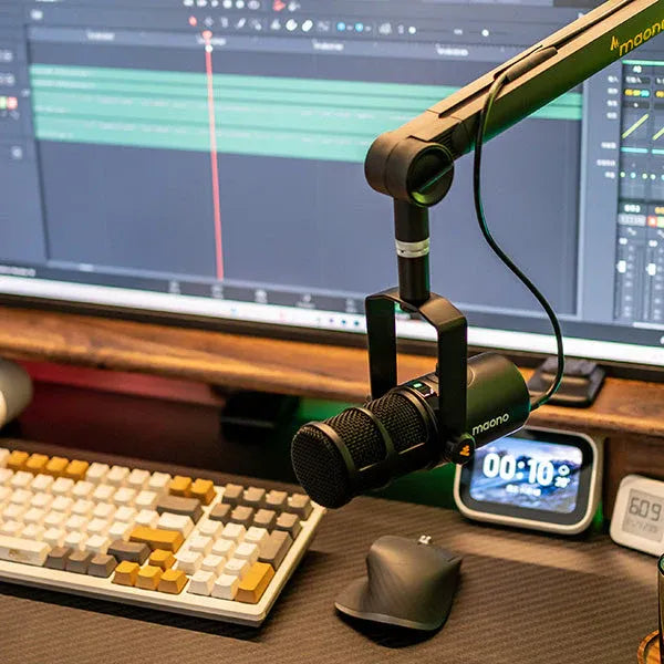ميكروفون Maono PD400X الديناميكي USB/XLR للبث الصوتي والبث المباشر والتسجيل