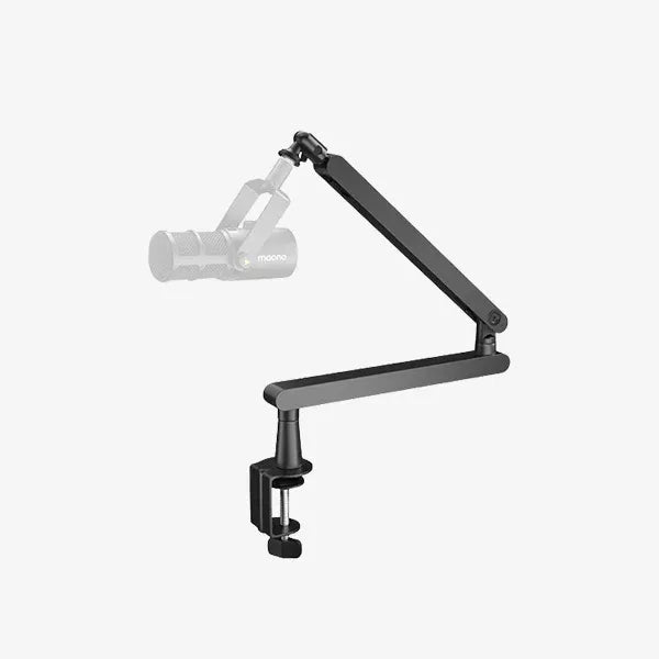 MAONO BA92 Adjustable Microphone Arm Stand – Heavy-Duty Metal Boom with 360° Rotation, Shock Absorber & Desk Clamp for Podcast, Studio, Streaming