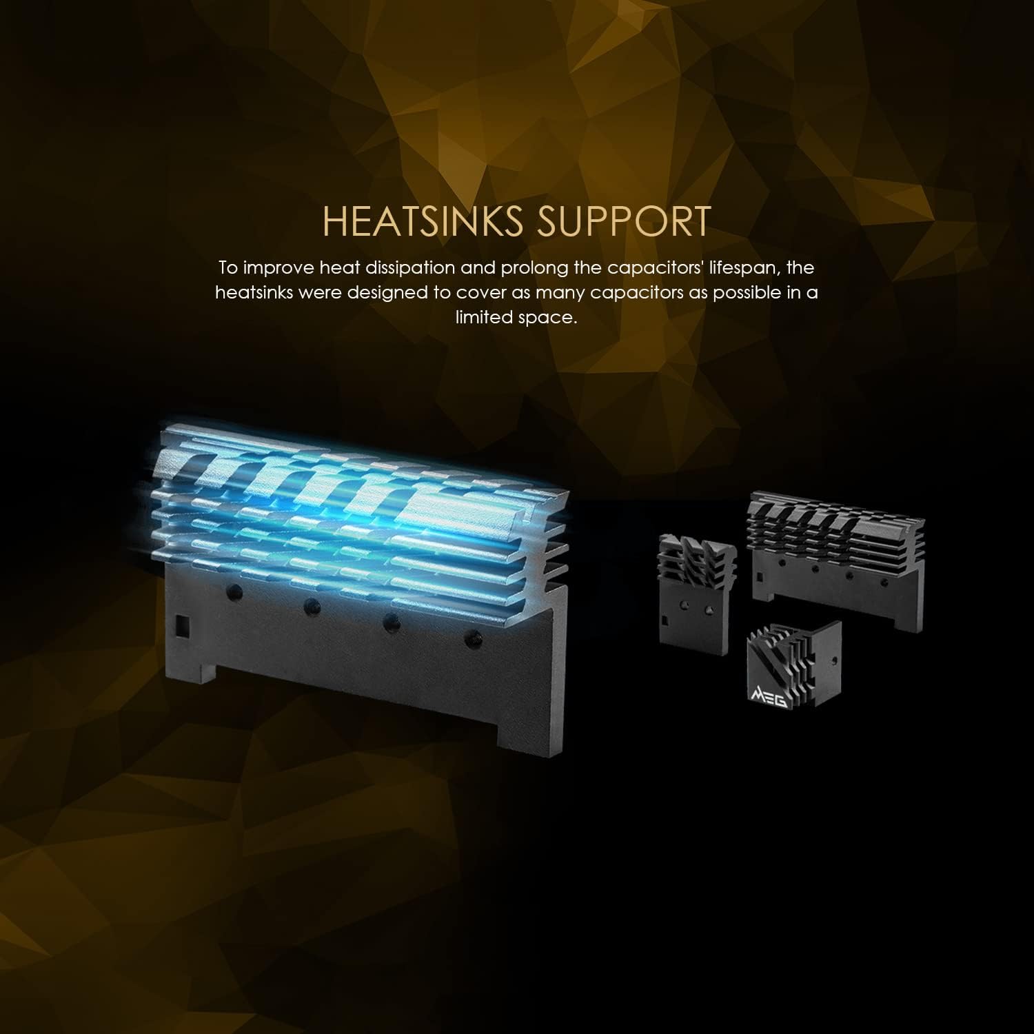 MSI MEG Ai1300P PCIE 5 & ATX 3.0 Gaming Power Supply - Full Modular - 80 Plus Platinum Certified 1300W - Compact Size - ATX PSU