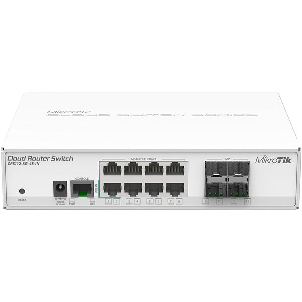 Mikrotik CRS112-8G-4S-IN 8x Gigabit Ethernet Smart Switch