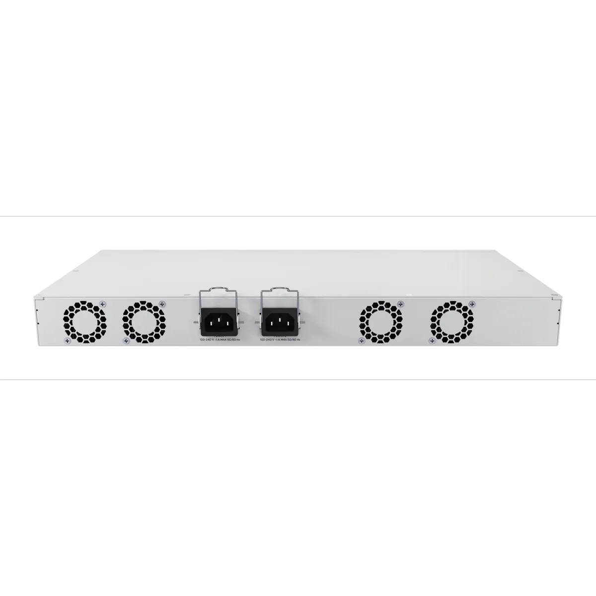 مفتاح توجيه سحابي MikroTik CRS418-8P-8G-2S+RM، 17 منفذ جيجابت، 8 منافذ PoE-Out، 2 منفذ 10G SFP+، نظام تشغيل RouterOS L5، قابل للتثبيت في الرف