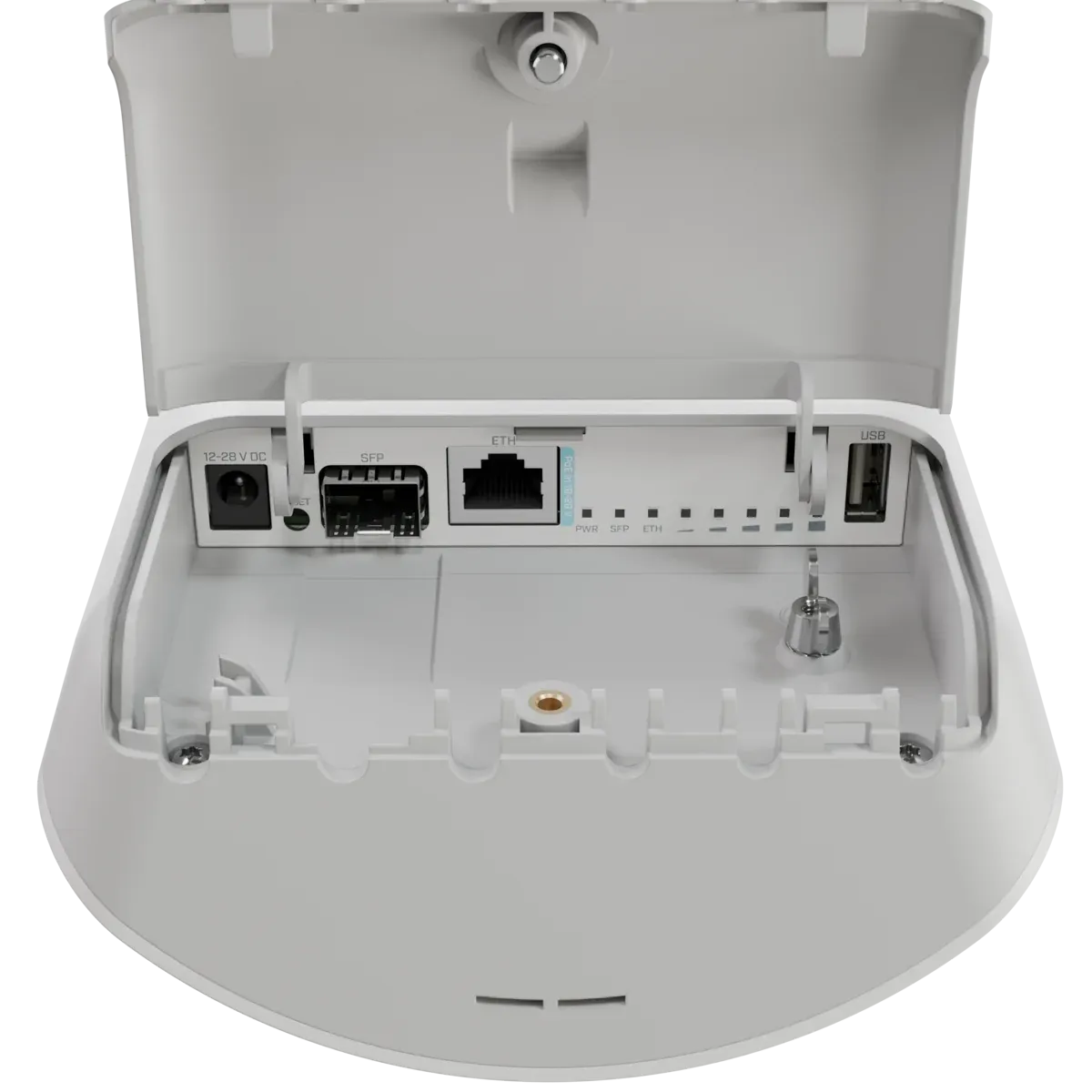 MikroTik L22UGS-5HaxD2HaxD-15S WiFi 6 Outdoor AP, Dual-Band AX, 15dBi Sector Antenna, 1G + SFP, RouterOS