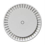 MikroTik cAP ax Ceiling Access Point with AX Wi-Fi 6, Quad-Core CPU, 1GB RAM, Dual Gigabit Ports, PoE In/Out, RouterOS v7, Hidden Design