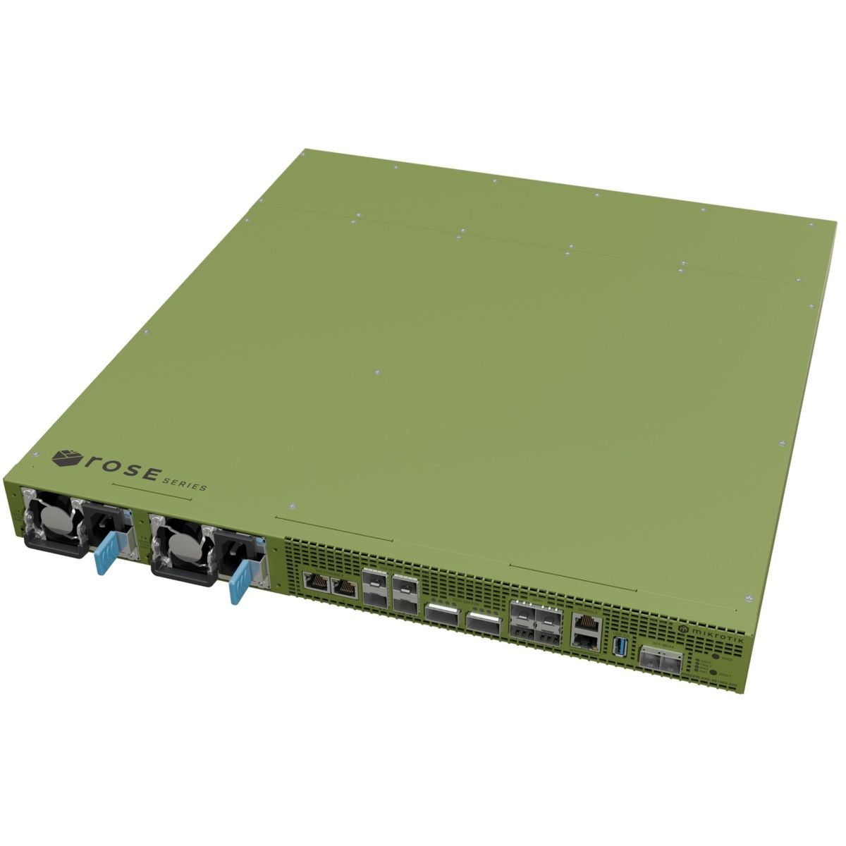 MikroTik RDS2216-2XG-4S+4XS-2XQ 16-Bay NVMe Storage Server, 2x 10G RJ45, 4x SFP+, 4x 25G SFP28, 2x 100G QSFP28